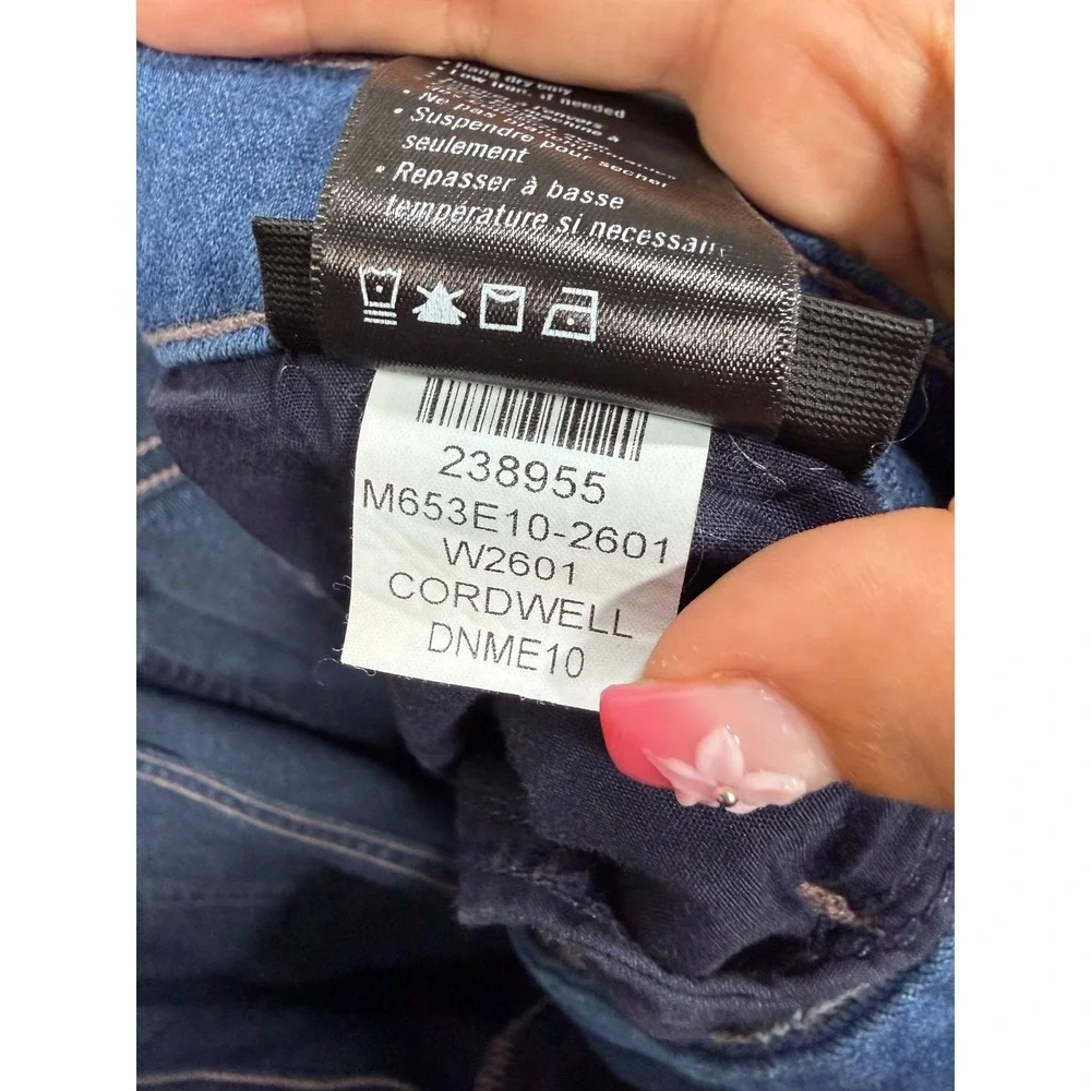 Paige Lennox Slim Fit Jeans Mens 32 Cordwell Blue M653E10-2601 Transcend Denim